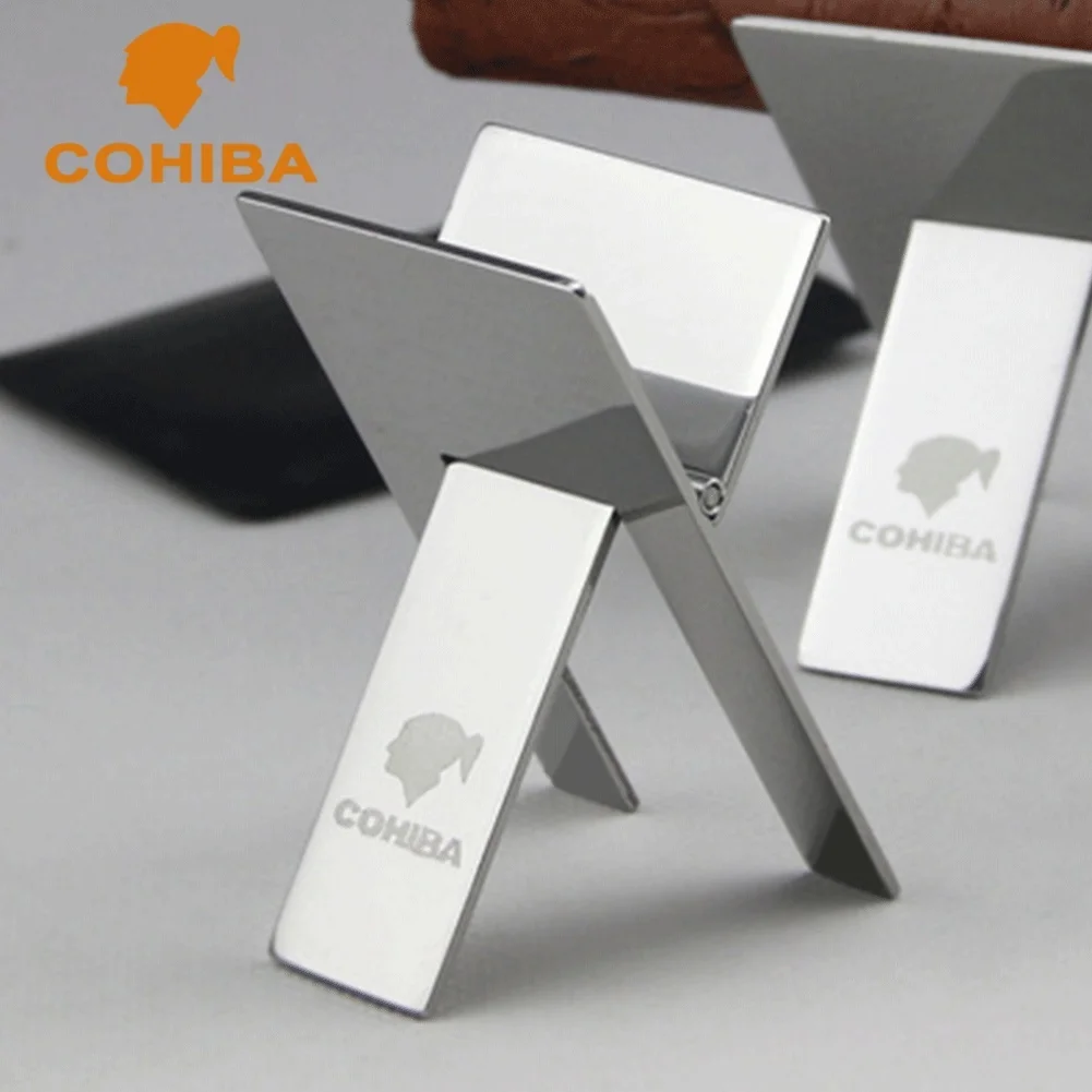 Складная пепельница COHIBA из нержавеющей стали держатель для сигарет подставка