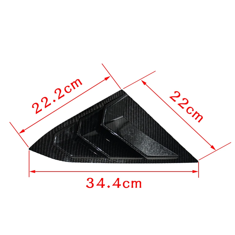 Автомобильный Стайлинг автомобильная наклейка 1/4 четверти боковые окна
