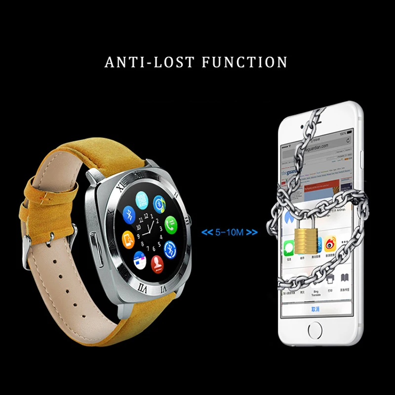 EAGOOD мужские бизнес Смарт часы SIM/TF карта Запись Mp3 плеер Bluetooth Камера Спорт