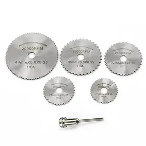 Диск для циркулярной пилы из быстрорежущей стали, 6 шт.компл.