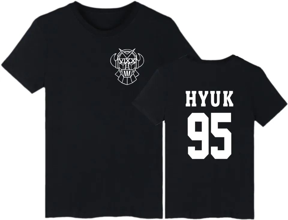 Летняя футболка Kpop Vixx с коротким рукавом ST RLIGHT в стиле Харадзюку хлопковая