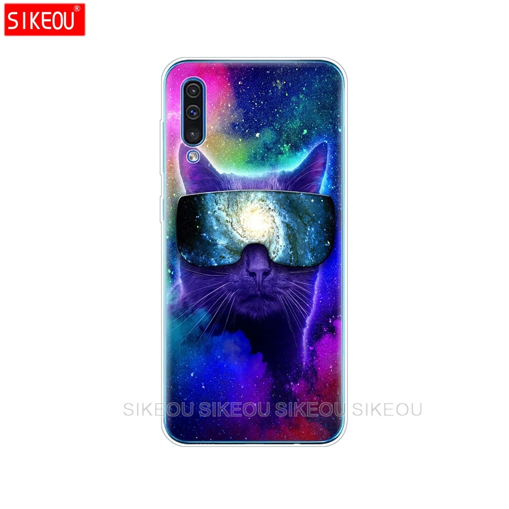 Для samsung Galaxy A50 силиконовый прозрачный Футляр задняя крышка чехол для телефона для samsung A50 A505 A505F SM-A505F мягкий чехол 6,4 - Цвет: 33972