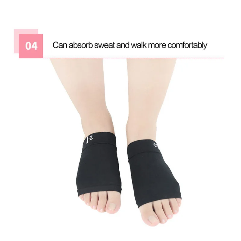 Arches Footful Orthotic Arch Support Foot Insole Brace Flat Feet Insoles Female Relieve Pain Black Shoes Care Pad | Обувь