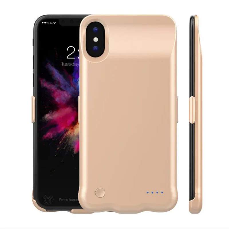NS для iPhone XS Max чехол батареи 6200mAh зарядное устройство Внешний аккумулятор
