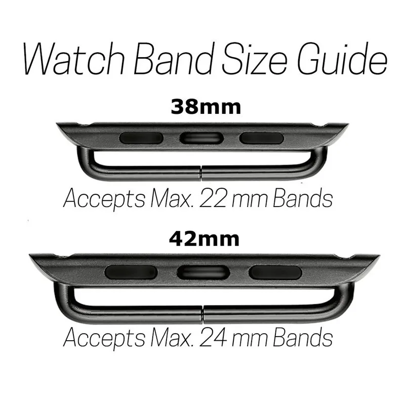 Аксессуары для часов застежка Пряжка из нержавеющей стали адаптеры коннектор с