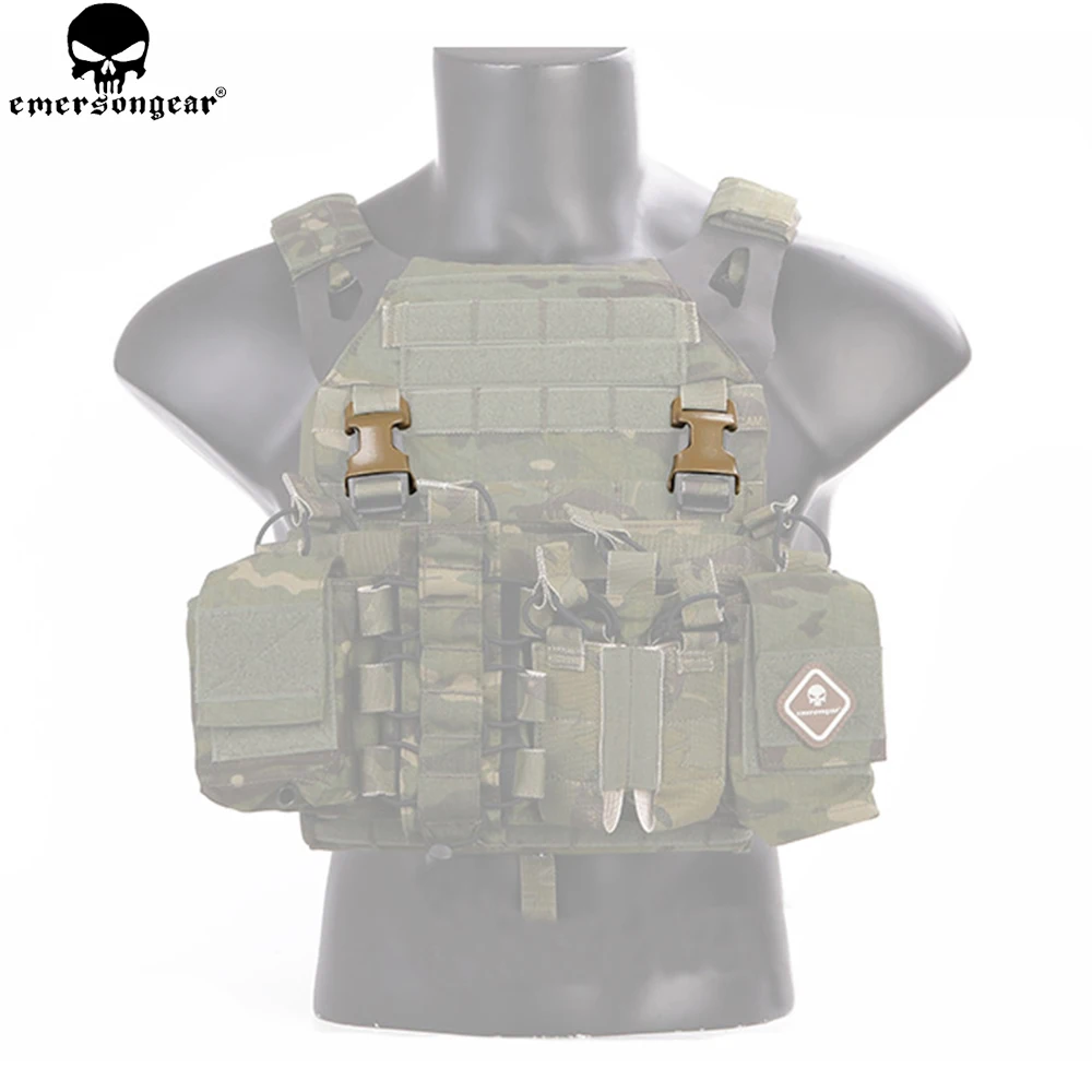 Комплект адаптеров для жилета EMERSON нагрудный адаптер Molle Мультикам emersongear