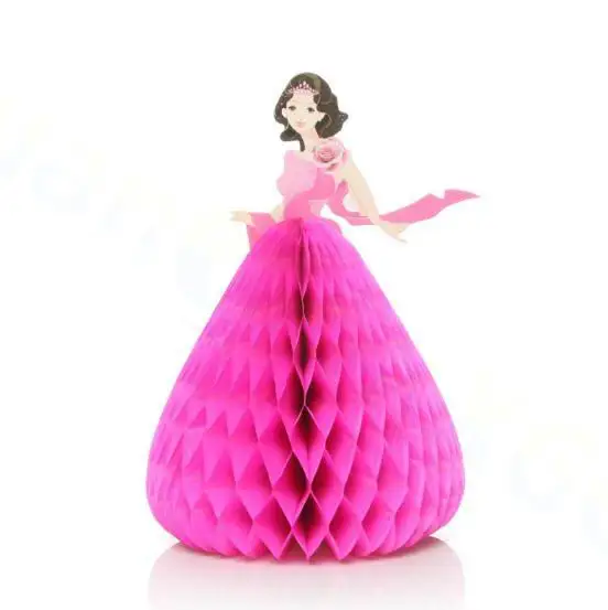 PrincessCardRose Red Креативные 3D бумажные открытки на день рождения, праздничные вечерние Пригласительные открытки, открытки на день благодарения - Цвет: PrincessCardRose Red