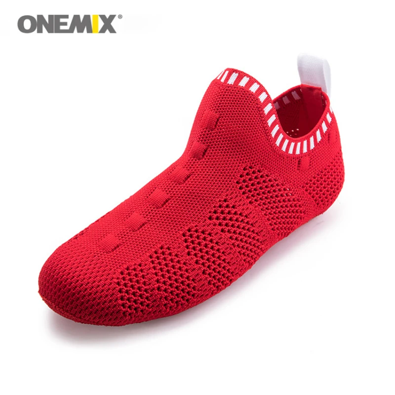 Onemix/пляжные сандалии Шлепанцы без застежки Экологически чистый светильник