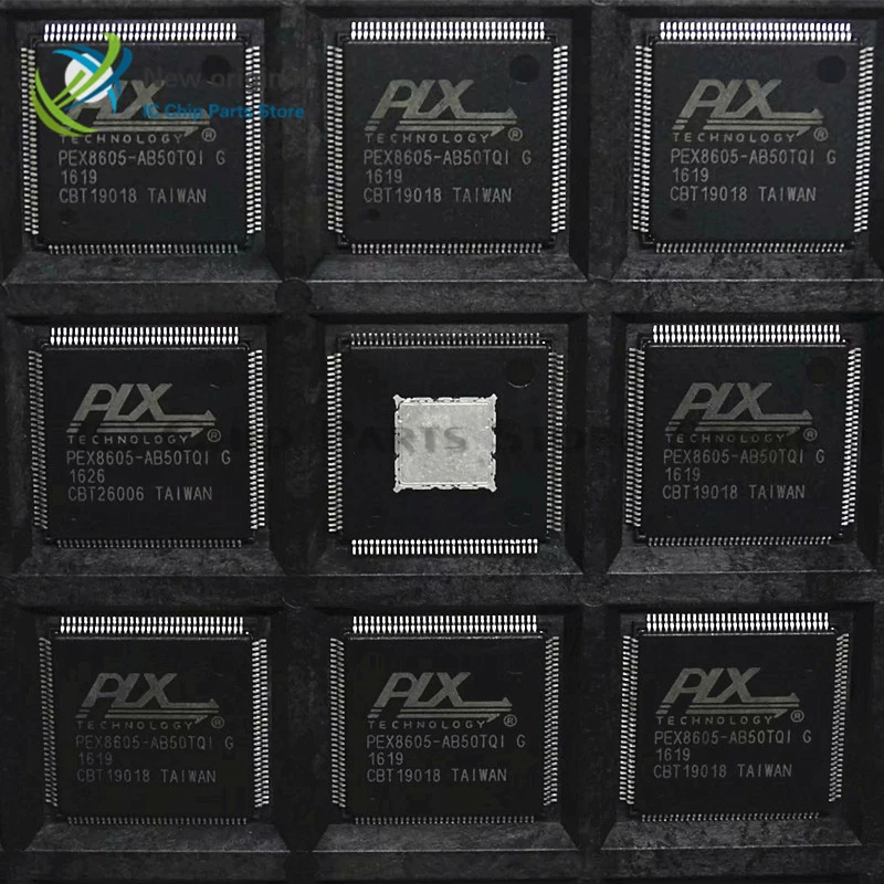 

2 шт., флэш-микросхема PEX8605 QFP 100%, новая Оригинальная интегральная микросхема