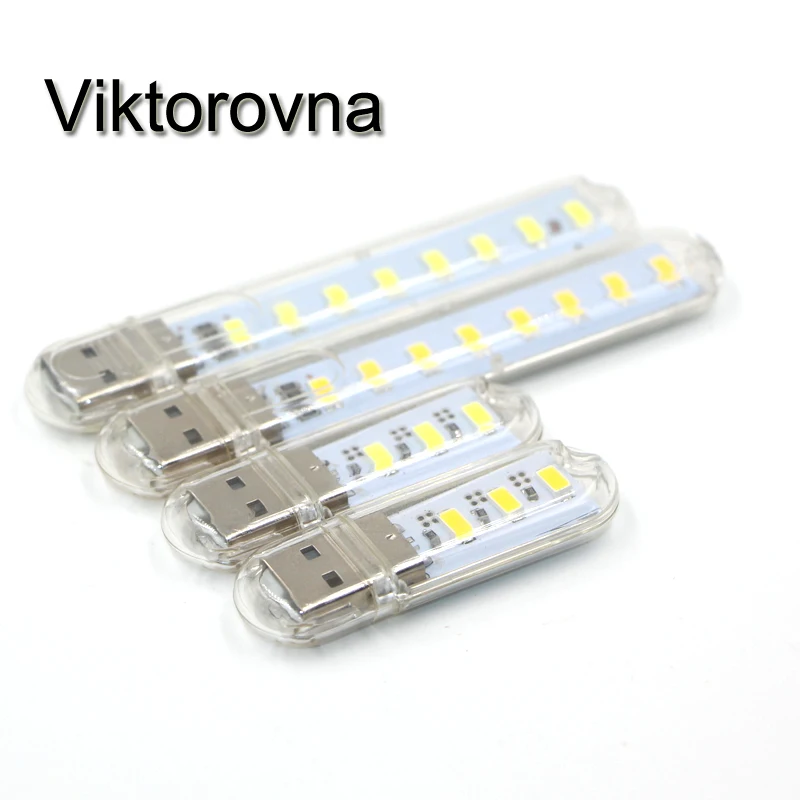 Портативный USB LED ночник 3 8 брелок 5V настольная лампа для чтения Кемпинг книга