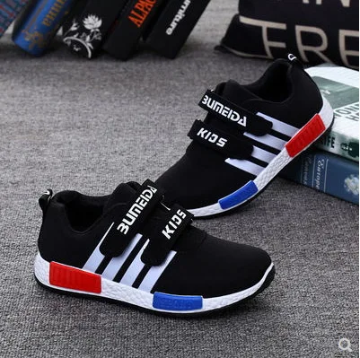 

NEW children sports shoes breathable boys anti-slip sneakers new kids students leather upper shoes