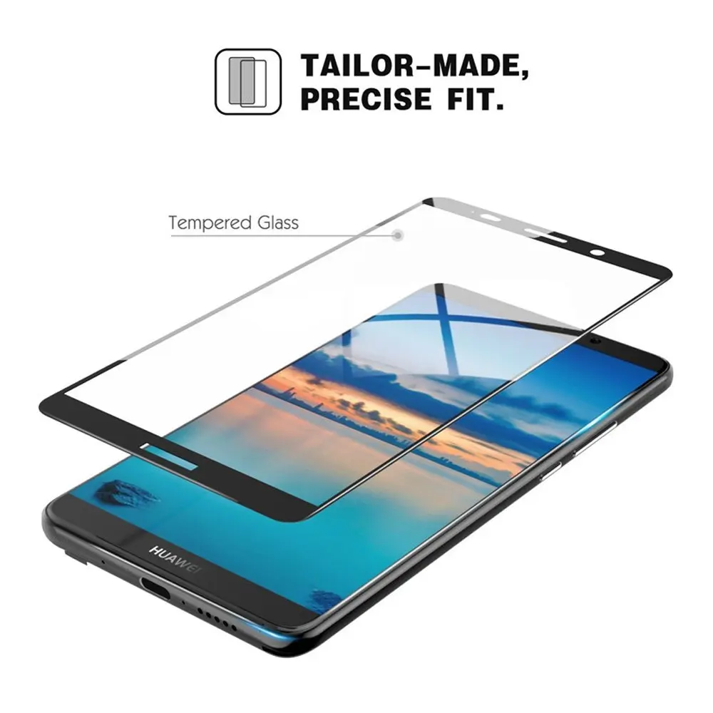 9H Полное покрытие экрана протектор для HuaWei MATE10 MATE 10 Lite Mate10 Pro закаленное стекло