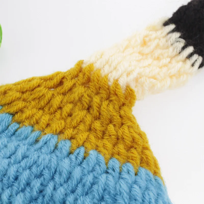 New born baby pom hat newborn photography props knit cap with long tail shooting fotografia accessories toddler beanie | Детская одежда