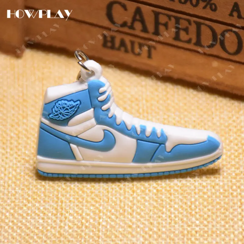 AJ1-034 HowPlay мини кроссовки брелки jordan 1 сумка очарование Баскетбольная обувь модельный брелок AJ1 подвеска на рюкзак держатель для ключей креативные подарки - Цвет: AJ1-034