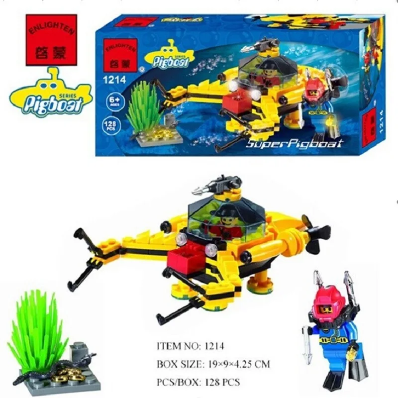 Enlighten модели Здание игрушка Совместимость с LEGO Лего Legos Конструктор E1214 128блок