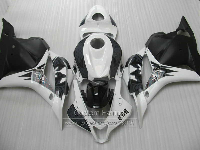 Впрыска ABS обтекателя комплект для HONDA CBR600RR 2009 2010 2011 2012 CBR 600 RR Белый Черный
