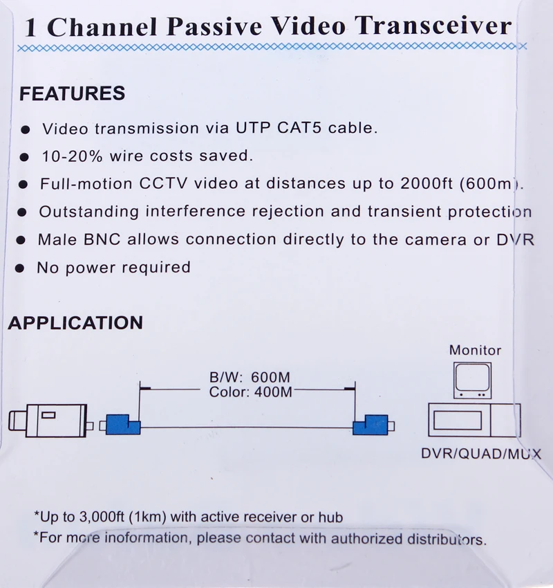 CCTV витой BNC 1 канал Пассивный TVI CVI AHD видео балун приемопередатчик 10 пар/лот COAX CAT5