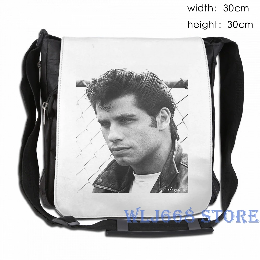 Забавные сумки через плечо с графическим принтом для женщин Джон Траволта смазка