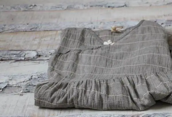 Женское льняное платье с длинным рукавом V образным вырезом|linen dress|sleeve dressdresses retro |