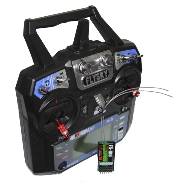 FlySky Радиоуправляемый передатчик с приемником 2 4G 6 каналов AFHDS для квадрокоптера