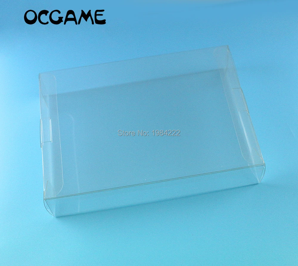 

OCGAME для игровых коробок Nintendo, прозрачный защитный чехол для игровых коробок SNES N64, пластиковый протектор для игр CIB, 100 шт./лот