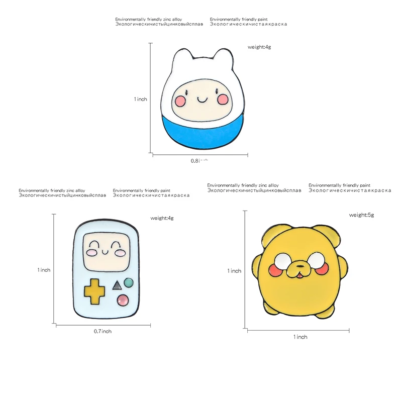 Выгодная покупка наборы эмалированных булавок! Мультфильм TV Show Koala Ленивец Кот