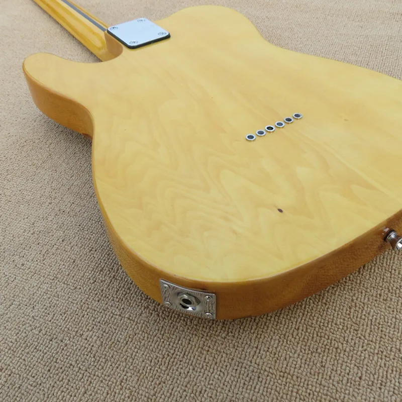 Заводская поставка новинка 2021 картонная доска telecaster из желтой древесины 6 струн