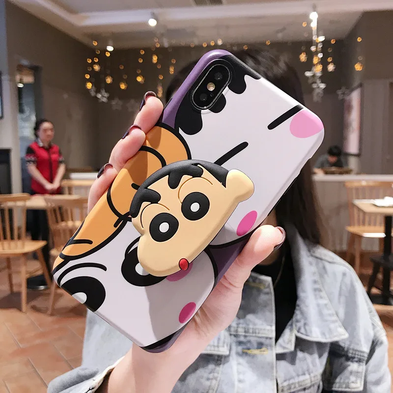 ORYKSZ мультфильм карандаш Shin-chan силиконовый мягкий чехол для телефона iPhone XS MAX XR X