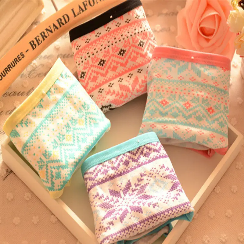 Оптовая продажа женские трусики 6 шт. новое модное нижнее белье трусы в японском