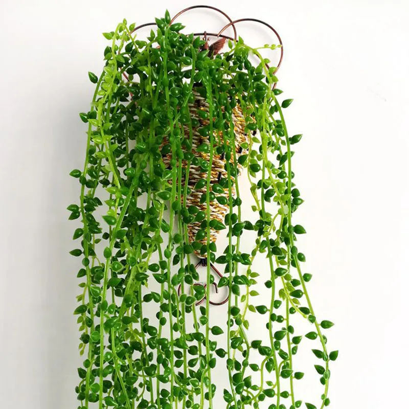

Imitation Plant Lover Tears Succulents Wall Hanging Fake Flowers Vines Wedding Artificial Decoration Flowers 80cm High