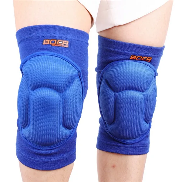 1Pair Thicked Football Volleyball Extreme Sports Ski Knee Pads Fitness Knee Support Cycling Knee Protector Kneepad
