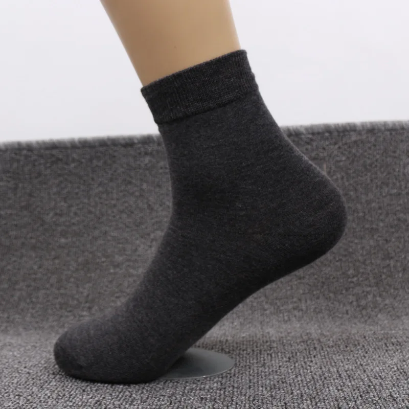 

3pairs Men's plus big size cotton Socks for spring autumn male casual business in tube Socks man male health sox EU43-46 US10-13