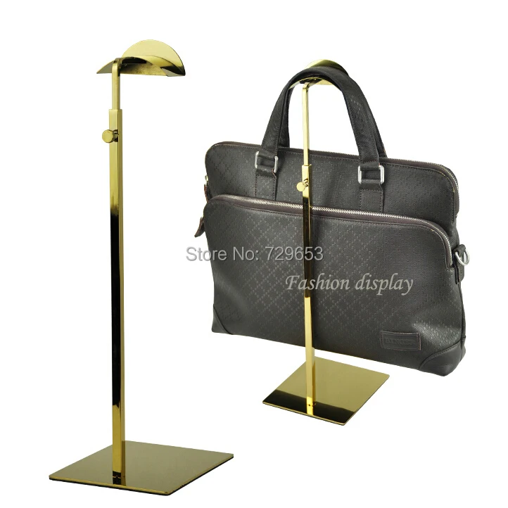 5 шт. регулируемый металлический титановый Золотой подставка для витрины сумочек