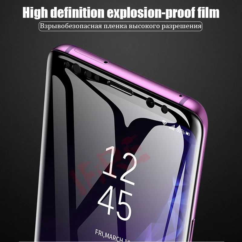 9D изогнутое закаленное стекло для Samsung Galaxy A7 2018 A750 A6 A8 Plus S8 Защита экрана S9 Note 9 8