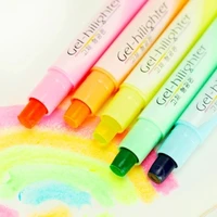 office material school supplies invisible pen 5 pcslot candy gel highlighter pen lumina paint marker crayon stationery zakka