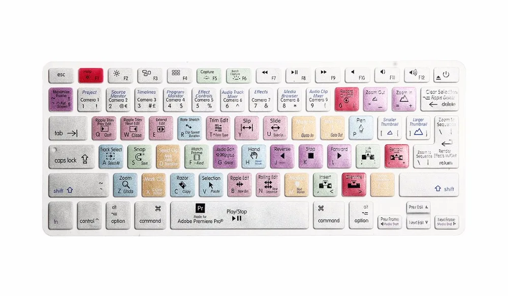 Обложка для клавиатуры MacBook Air Pro Retina беспроводная клавиатура iMac 13 &quot15&quot 17 &quot с