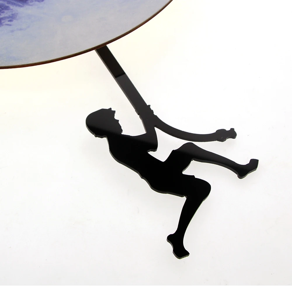 Часы с голубой луной качающийся маятник астрономия домашний декор забавные