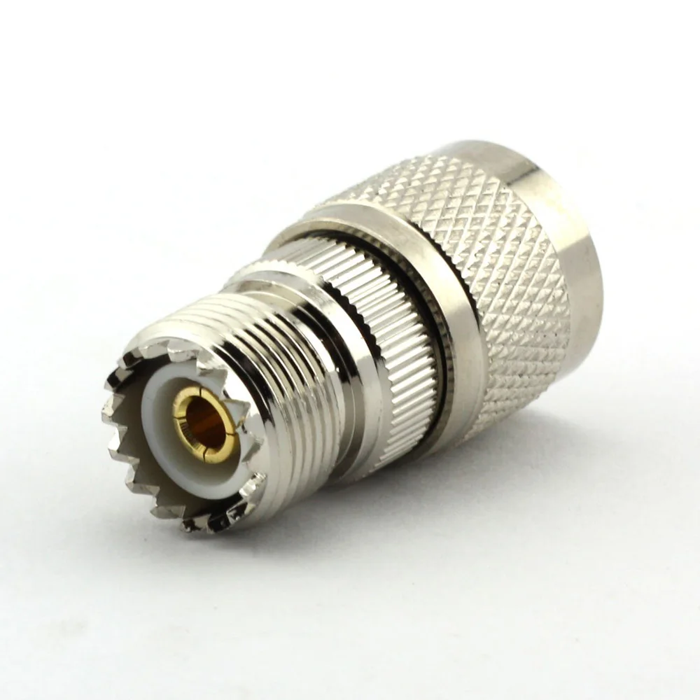 ALLiSHOP 100 шт. N Тип папа к UHF Женский SO239 RF коаксиальный разъем адаптера прямой с