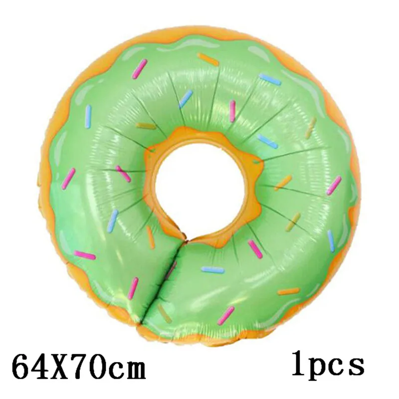 1pcs balloons 3 Donut Party Donut Wall Wedding Party Decoration Disposable Tableware Set Ice Cream Party Balloons Kids 1st Birthday Decorations - Цвет: 1pcs balloons 3