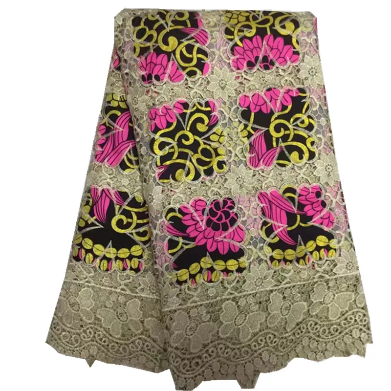 Оптовая продажа 5 двор/pc Лидер продаж Высокое качество Африканский гипюр шнур