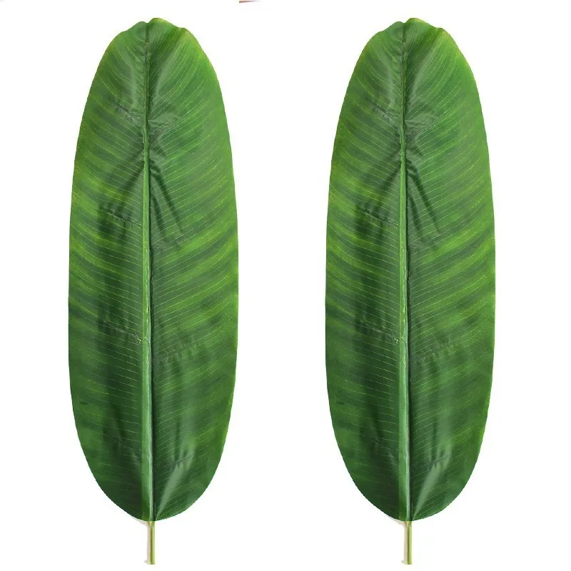 Имитация листьев банана искусственные растения листья реальные на ощупь