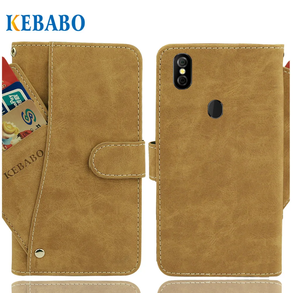 Винтажный кожаный бумажник Haier Elegance E11 роскошный откидной Чехол 5 99 дюйма с 3