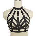 JLX. Портупея женский бюстгальтер на грудь бандаж сексуальный топ клетка Пояс для груди Нижнее белье эротическая Готическая клетка бюстгальтер