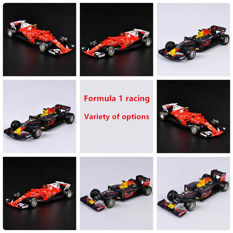 Bburago 1:43 Ferrari Red BullRB14 NO3 имитация сплава супер игрушка модель автомобиля для с рулевым колесом управление переднего колеса рулевого управления
