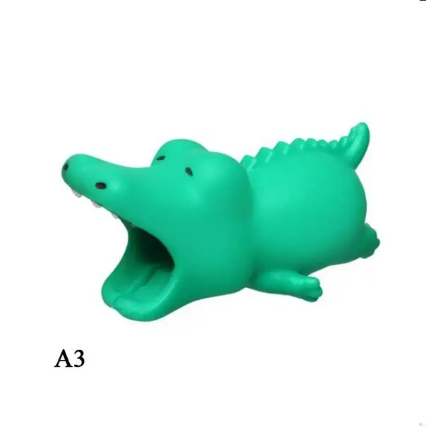 crocodile Дропшиппинг 1 шт. кабельный чомперы защита животных кусачки Органайзер чомперы зарядное устройство usb держатель линии для usb-кабель для Iphone - Цвет: crocodile