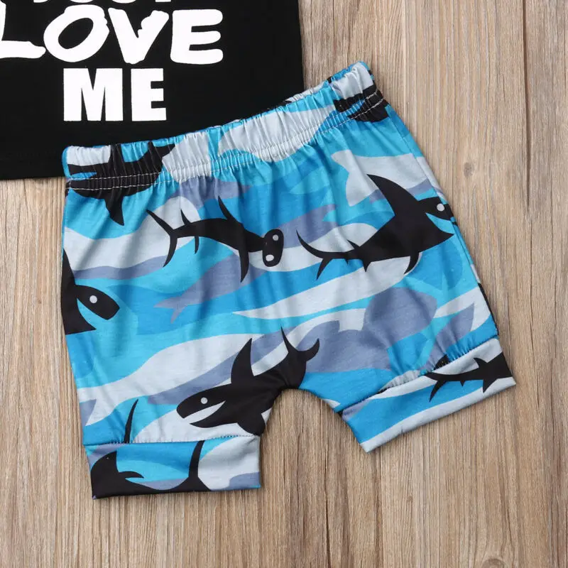 

Summer Kids Baby Boy Clothes T-shirt Top Shirt Shorts Pants Outfits Sets