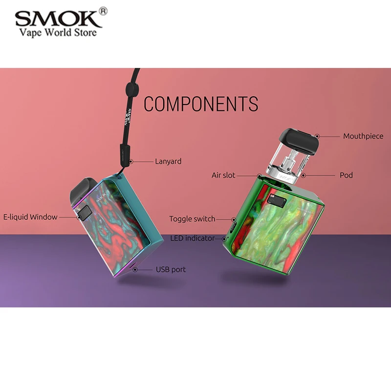 Испаритель SMOK MICO POD аксессуары для электронной сигареты атомайзер Core вейп бак