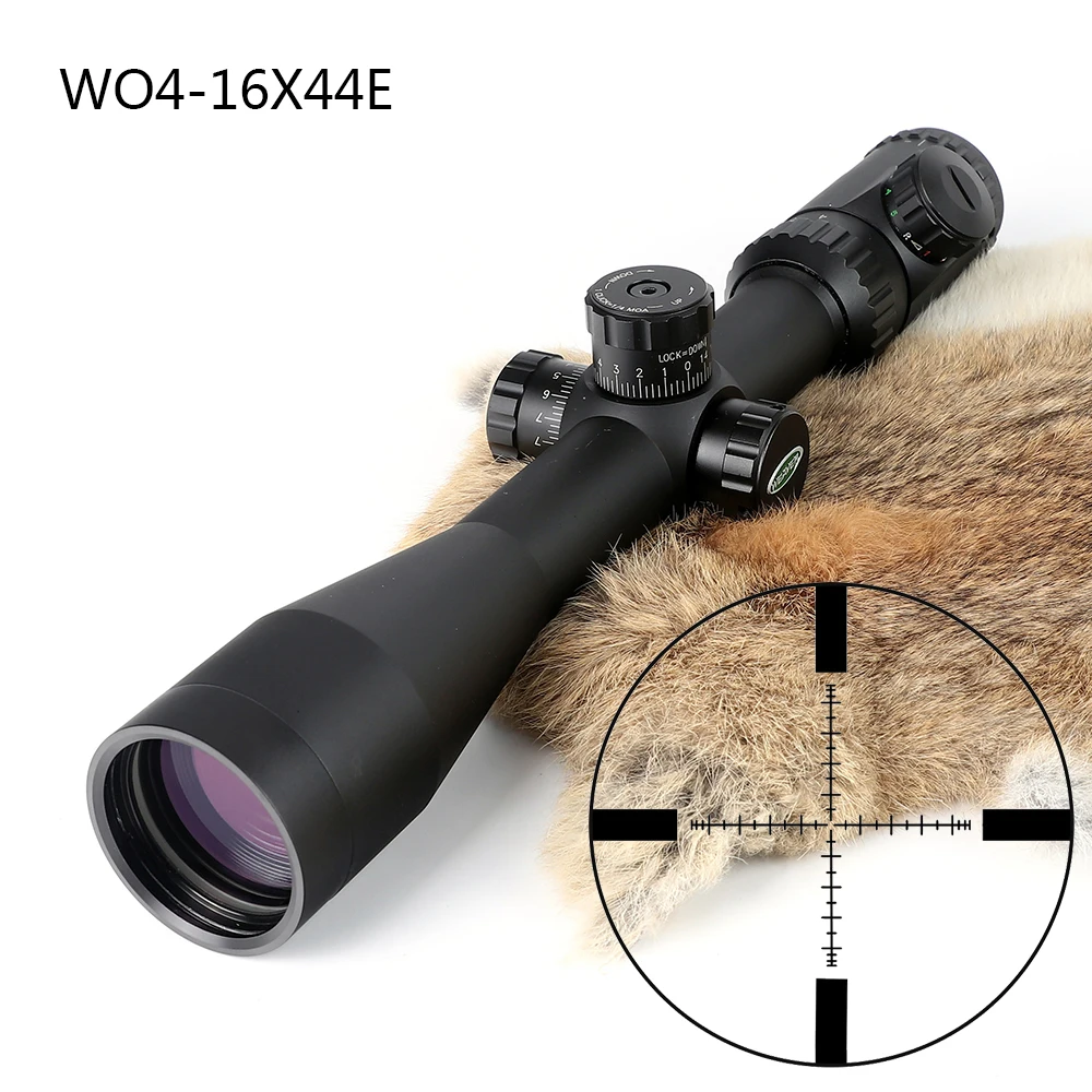 Тактическая охотничья стрельба 4 16X44 оптический прицел P4 стеклянный
