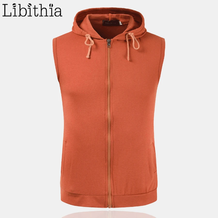 Мужские майки в стиле хип-хоп с шляпой летняя жилетка светлая серая темно-синяя