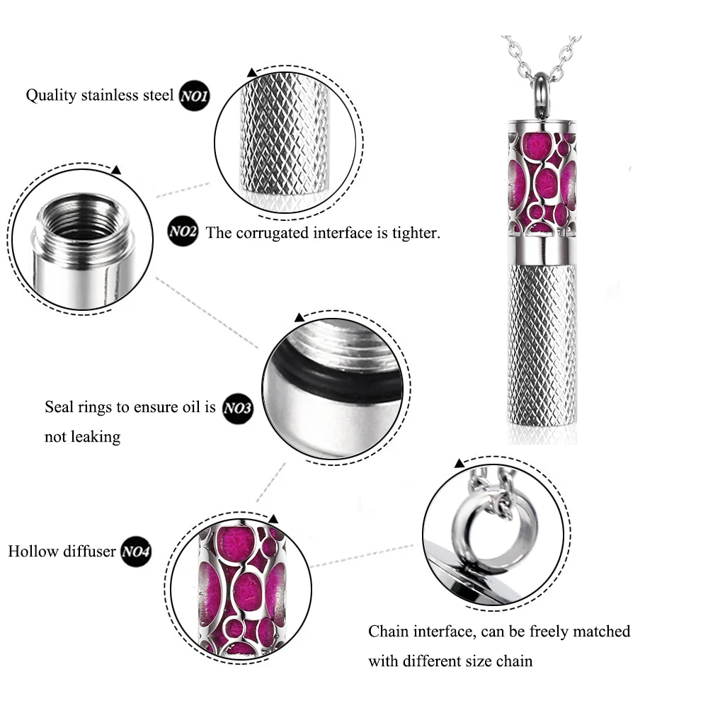 Флакон для хранения эфирных масел из нержавеющей стали диффузор контейнер
